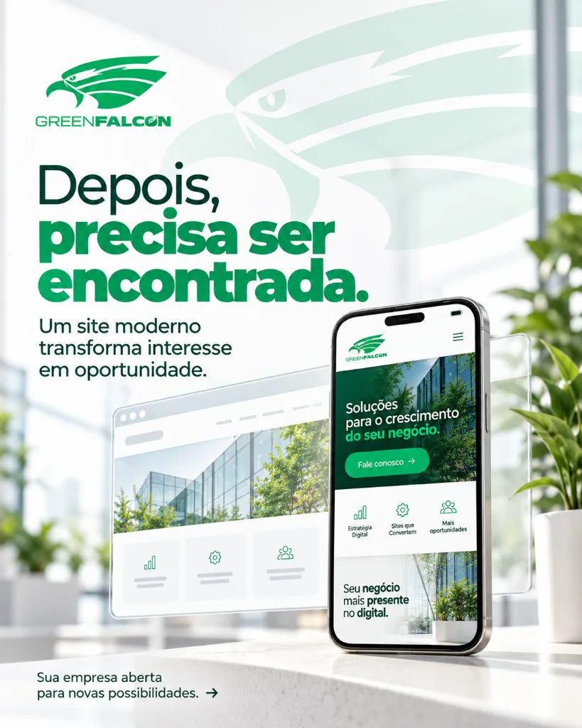 Campanha Depois, precisa ser encontrada, da Green Falcon