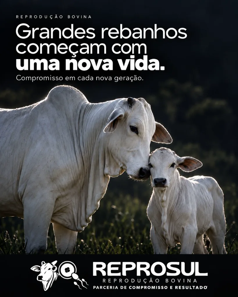 Post Grandes rebanhos começam com uma nova vida, da Reprosul