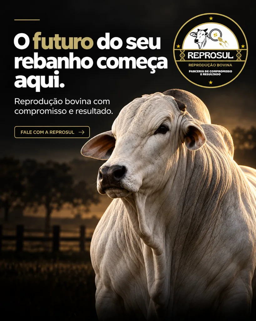 Post com o selo da Reprosul e um reprodutor